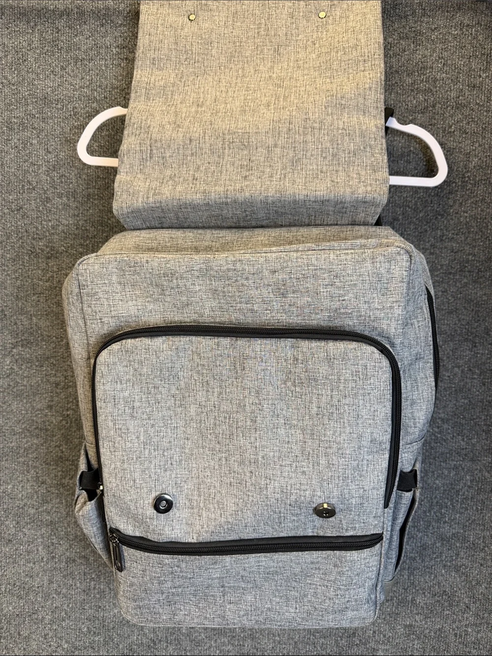 Grey HFSX Laptop Backpack with Black Accents NWOT